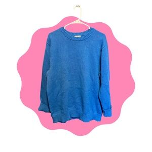 L.L. Bean Women's Vibrant Blue Crew Neck Sweater